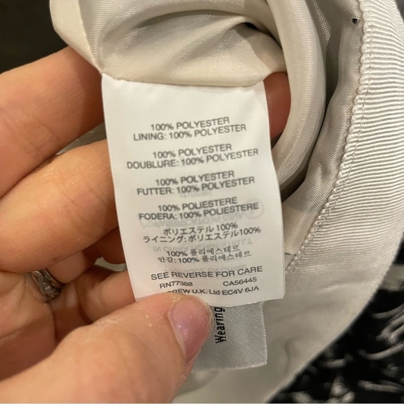 J. Crew Blurred Ikat Print Pleated Skirt - Picture 8 of 10